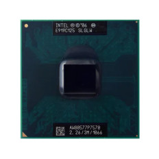 HP 593893-001 | 2.26GHz 1066MHz FSB 3MB L2 Cache Socket PGA478 Intel Core 2 Duo P7570 Dual-Core Processor