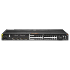 HP JL818-61101 | Aruba CX 4100i 20 x Ports 10/100/1000 PoE lass 4 + 4 x Ports 10/100/1000 PoE Class 6 + 4 x Ports SFP+ Rack-Mountable 1U Layer 3 Managed Gigabit Ethernet Network Switch