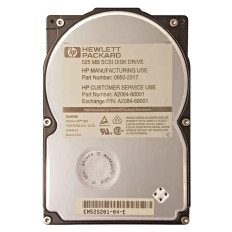 HP 0950-2317 | 525MB 4500RPM SCSI 50-Pin 3.5-Inch Hard Drive