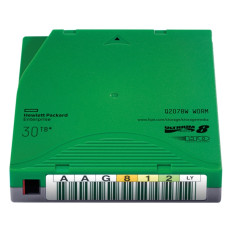 HP Q2078W | LTO-8 Ultrium 30TB RW Data Cartridge LTO-8 Rewritable Labeled 12TB (Native) / 30TB (Compressed) 3149.61 ft Tape Length (1 Pack)