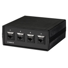 Black Box SW1031A | RJ45 3-to-1 CAT6 Ethernet 10G Manual Desktop Switch