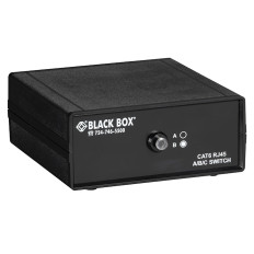 Black Box SW1030A | RJ45 2-to-1 CAT6 Ethernet 10G Manual Desktop Switch