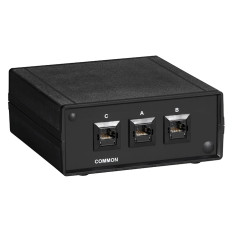 Black Box SW1030A | RJ45 2-to-1 CAT6 Ethernet 10G Manual Desktop Switch