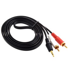 StarTech MU3MMRCA | 3ft Stereo Audio Cable 3.5mm Male to 2x RCA Male
