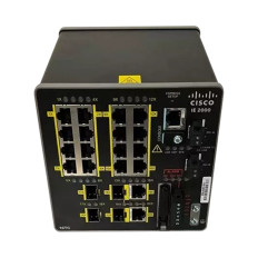 Cisco IE-2000-16TC-L | Industrial Ethernet IE 2000 Series 16 x Ports RJ-45 10/100Base-TX + 2 x SFP Uplink Ports + 2 x Dual Purpose FE Uplink Ports Layer 2 Managed DIN Rail Mount Fast Ethernet Network Switch