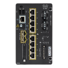 Cisco IE-3400-8T2S-A | Industrial Ethernet 3400 Rugged Series 8 x Ports 10/100Base-T + 2 x SFP Ports 1000Base-X Layer 2 Managed Rail-mountable Gigabit Ethernet Network Switch