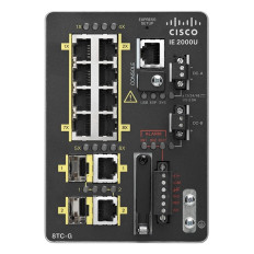 Cisco IE-2000U-8TC-G-RF= | Industrial Ethernet IE 2000U Series IE-2000U-8TC 8 x FE Ports 10/100BAse-TX + 2 X GE Combo Ports Layer 2 Managed Din Rail-Mountable Fast Ethernet Network Switch