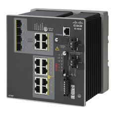 Cisco IE-4000-4T4P4G-E-RF | Industrial Ethernet 4000 Series 4 x Ports 10/100Base-TX + 4 x Ports PoE+ FE + 4 x Combo Gigabit SFP Ports L3 Managed Rail-mountable GE Network Switch
