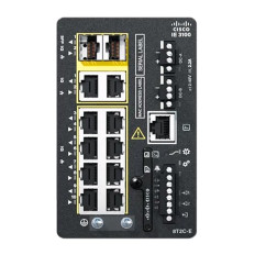 Cisco IE-3100-8T2C-E= | Industrial Ethernet 3100 Rugged Series 8 x Ports 10/100Base-T + 2 x SFP Ports Layer 2 Managed Rail-mountable Gigabit Ethernet Network Switch
