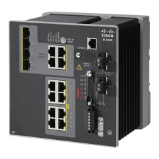 Cisco IE-4000-8T4G-E= | Industrial Ethernet 4000 Series 8 x Ports 10/100Base-TX + 4 x Combo Gigabit SFP Ports Layer 3 Managed Rail-mountable Gigabit Ethernet Network Switch