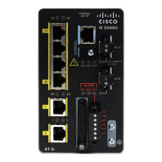 Cisco IE-2000U-4T-G | Industrial Ethernet IE 2000U Series 4 x FE DownLinks Ports 10/100Base-TX + 2 x GE SFP Uplinks Ports Layer 2 Managed Din Rail-Mountable Fast Ethernet Network Switch