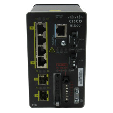 Cisco IE-2000-4TS-L-RF | Industrial Ethernet IE 2000 Series 4 x FE Ports 10/100Base-TX + 2 x FE SFP Ports Layer 2 Managed Fast Ethernet Network Switch