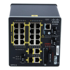 Cisco IE-2000-16PTCGL-RF | Industrial Ethernet 2000 Series 16 x Ports 10/100Base-TX + 2 x SFP Ports Layer 2 Managed Rail-mountable Fast Ethernet Network Switch