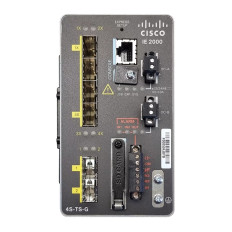Cisco IE-2000-4S-TSGL-RF | Industrial Ethernet IE 2000 Series 4 x SFP Ports 10/100Base-X + 2 x GE SFP Uplink Ports Layer 2 Managed Rail-Mountable Fast Ethernet Network Switch