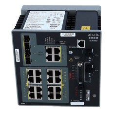 Cisco IE-4000-16GT4GE-RF | Industrial Ethernet 4000 Series 16 x Ports 10/100/1000Base-T + 4 x Ports Combo Gigabit SFP Layer 3 Managed Gigabit Ethernet Network Switch