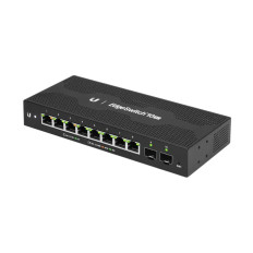 Ubiquiti ES-10XP | EdgeSwitch 8 x RJ-45 Ports PoE 1000Base-T + 2 x SFP Port Layer 2 Managed Gigabit Ethernet Network Switch