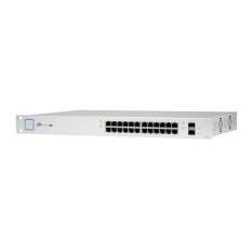 Ubiquiti US-24-250W | 24-Ports Gigabit Ethernet PoE+ 24V Passive PoE RJ-45 2x 1GbE SFP Layer 2 Switch