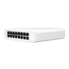 Ubiquiti USW-LITE-16-POE-45W | Wall-Mountable, 16-Port, Layer 2 PoE Switch with a Fanless Cooling System