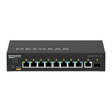 Netgear GSM4210PD-100NAS | 8 x Ports PoE+ 10/100/1000Base-T + 1 x 1G Port + 1 x SFP+ Ports Layer 3 Managed Desktop Gigabit Ethernet Network Switch