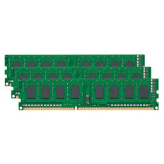 Buffalo D3U1066-1GX3 | 3GB Kit (3x1GB) DDR3-1066MHz PC3-8500 Non ECC 240-Pin UDIMM Memory
