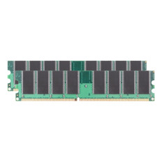 HP EG083AV | 512MB Kit (2x256MB) DDR-400MHz PC3200 Non ECC Unbuffered 184-Pin UDIMM Memory