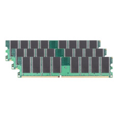 HP PF793AV | 3GB Kit (3x1GB) DDR-400MHz PC3200 Non ECC Unbuffered 184-Pin UDIMM Memory